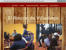 Tablet Screenshot of elrincondevilladiego.com